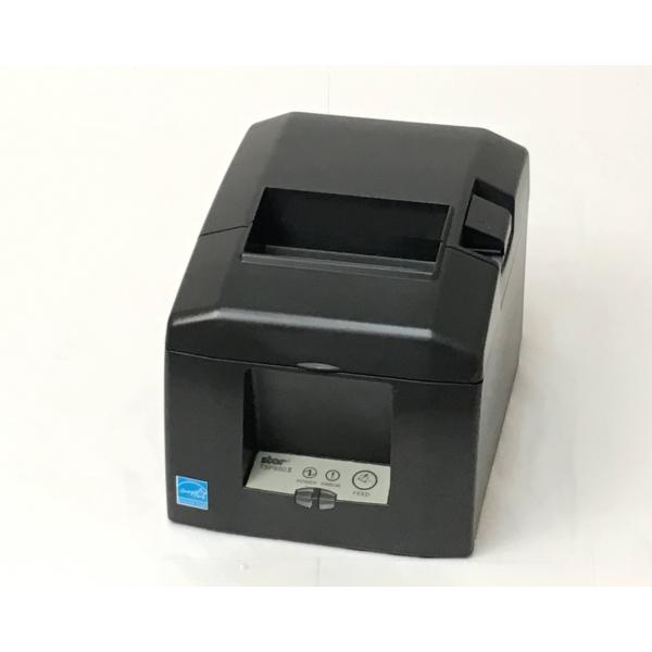【中古】Starレシートプリンタ TSP654II(LAN/80mm)ブラック【商品説明】LANインターフェース。用紙サイズは80mmです。 【メーカー】STAR スター精密【型番】TSP654IIJ1【オプション】本体とACアダプタ付属し...