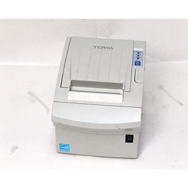 【商品説明】LANインターフェース。用紙サイズは80mmです。 【メーカー】TOWA 【型番】TWP-350 ホワイト【オプション】本体とACアダプタが付属します。 【状態】本体は比較的きれいです。印字も正常に出来ました。プリンドライバが無...