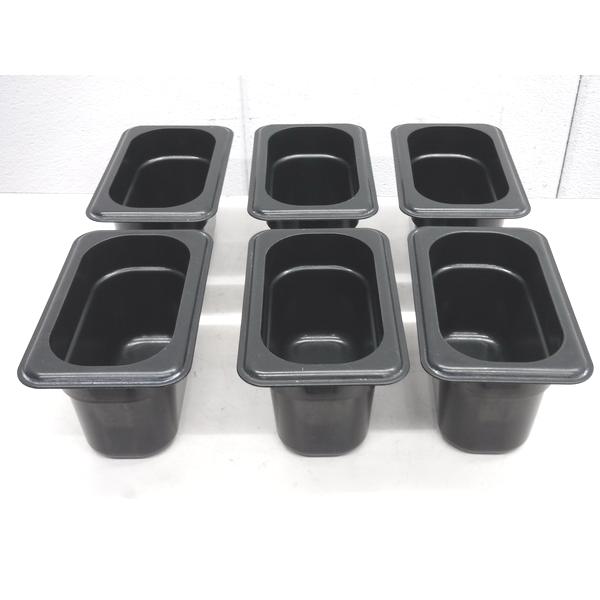B2308◇CAMBRO◇カムウェア・フードパン6個セット(ブラック) 176×108 