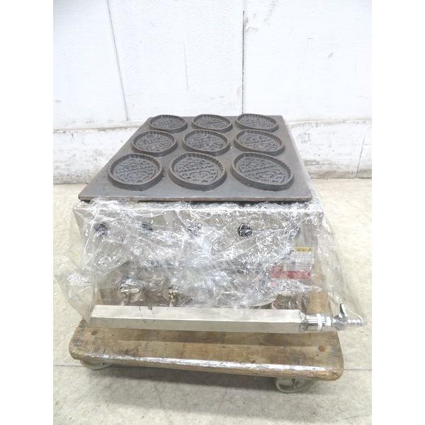 F029未使用品◇猪狩◇ワッフル焼器 都市ガス 400×550×250【安心 F029未使用品◇猪狩◇ワッフル焼器 都市ガス 400×550×250【安心