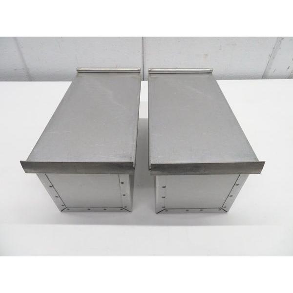 F1800◇製パン用品◇食パン型2斤用(蓋付)2個セット 24.5×12×12cm 栃木