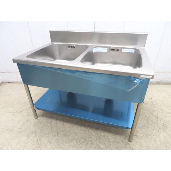 LIXIL（リクシル） 未使用H695◇LIXIL◇2槽シンク 1200×750×800 栃木 