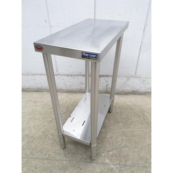 J592◆マルゼン◆ステンレス製スリム作業台 BW-036N 300×600×800 栃木 宇都宮 中古 業務用 厨房機器