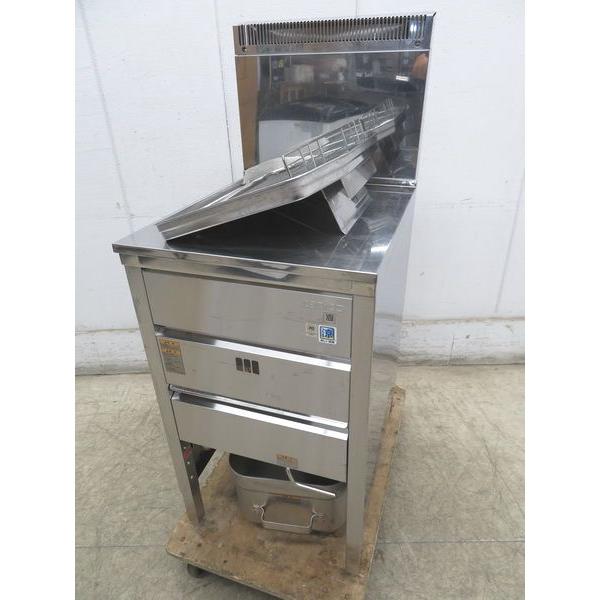 J830◆タニコー 2022年◆ガスフライヤー TGFL-45C LPガス 450×600×830【1ヶ月保証付】栃木 宇都宮 中古 業務用 厨房機器