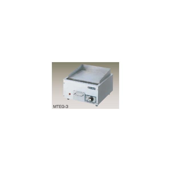 送料無料 新品 ニチワ電機 電気ミニグリドル MTEG-3 : 厨房一番