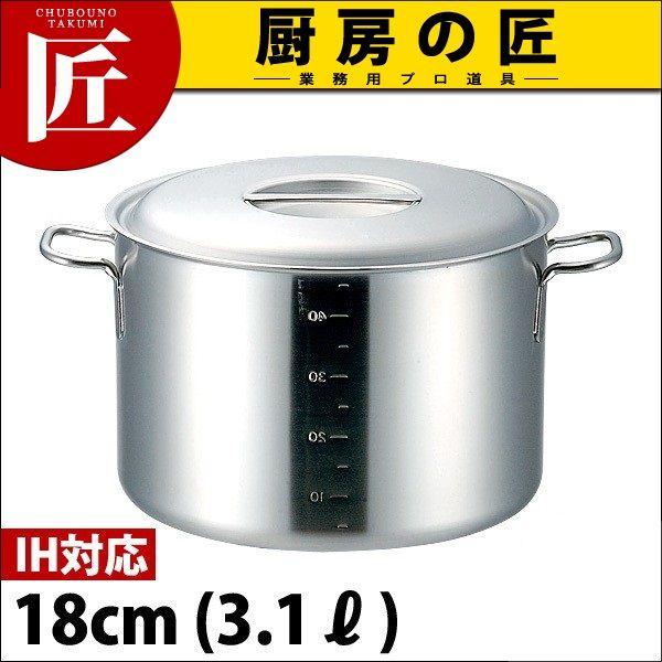 �������� �v���f���W IH�Ή� �ڐ��t 18cm 3.1L �X�e�����X�itakumi�j