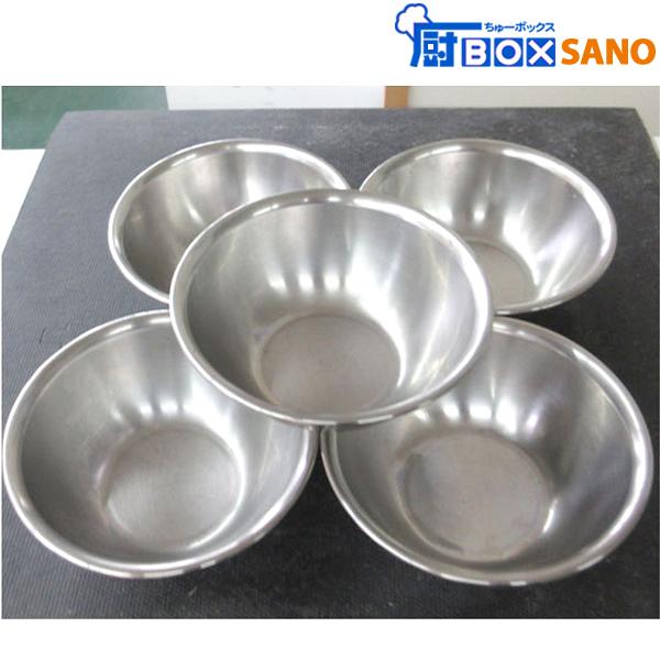 送料込み ステンレス ボウル 5個セット 直径16cm キッチン ボール 調理器具 店舗 厨房 業務用 中古 Sano2130 Sano2130 厨ボックスsano 通販 Yahoo ショッピング