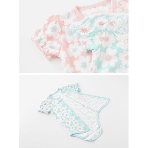 ベビー服 赤ちゃん 服 ベビー ロンパース 女の子 60 70 80 半袖 デイジー柄パステル 半袖前開きロンパース Buyee Buyee Japanese Proxy Service Buy From Japan Bot Online
