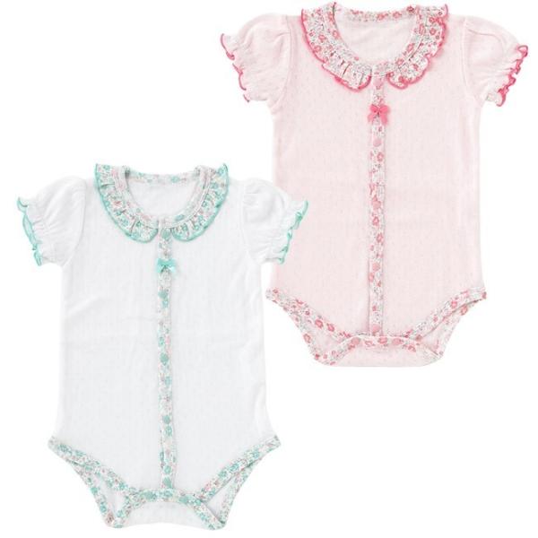 ベビー服 女の子 70 80 ロンパース 前開き 小花フリル襟半袖前開きロンパース ベビー服 女の子 赤ちゃん 服 70cm 80cm Buyee Buyee Japanese Proxy Service Buy From Japan Bot Online