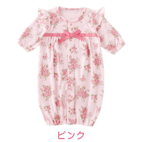 ベビー服 赤ちゃん 服 ベビー ツーウェイオール 女の子 新生児 スウィートガール ローズお花柄新生児ツーウェイオール Buyee 日本代购平台 产品购物网站大全 Buyee一站式代购 Bot Online