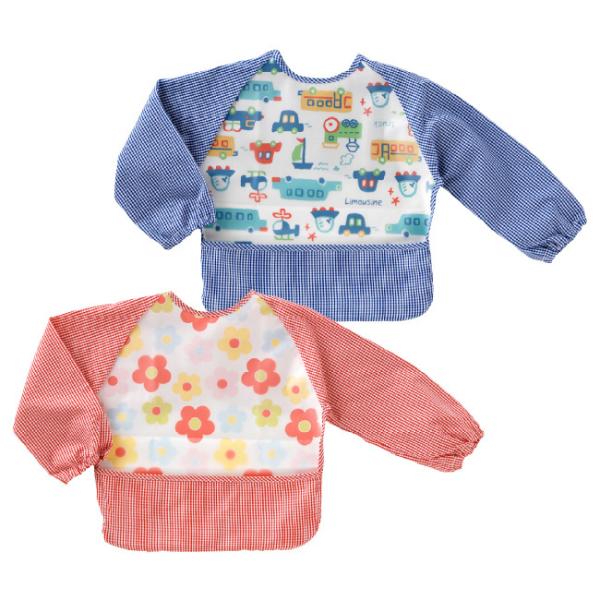 ベビー服 赤ちゃん 服 ベビー エプロン 男の子 女の子 長袖 離乳食の