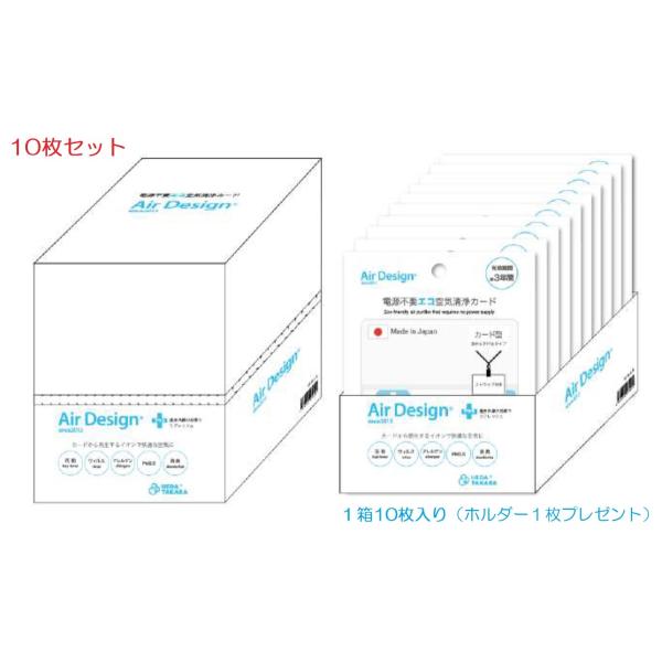 身につけるだけ・電池不要「エアデザインカード」５枚セット chugai-store_adc05