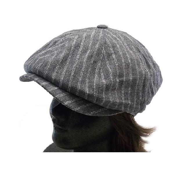 グレー ストライプ キャスケット リアルマッコイズ ストライプ