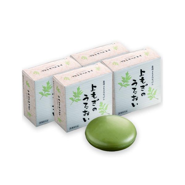 薬用石鹸 よもぎのうるおい 4個セット