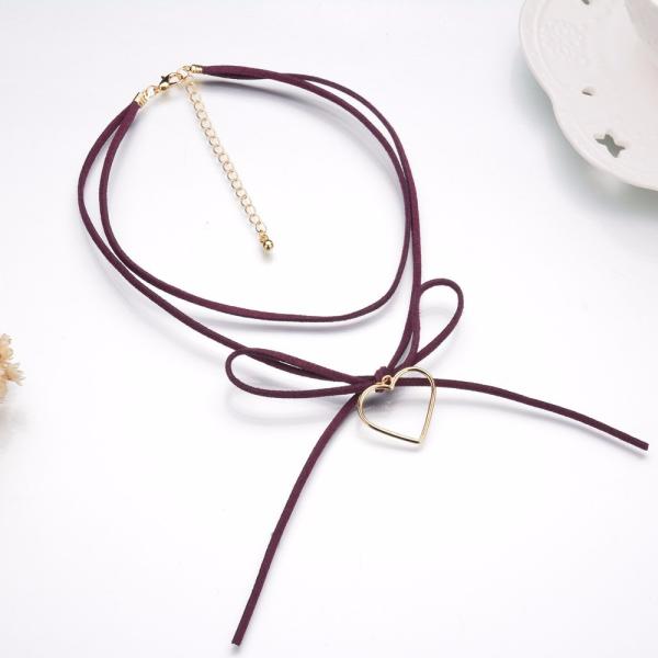革紐 チョーカー ネックレス リボン 蝶結び オープンハート ゴスロリ ハート ゆめかわいい ふんわり Buyee Buyee Japanese Proxy Service Buy From Japan Bot Online
