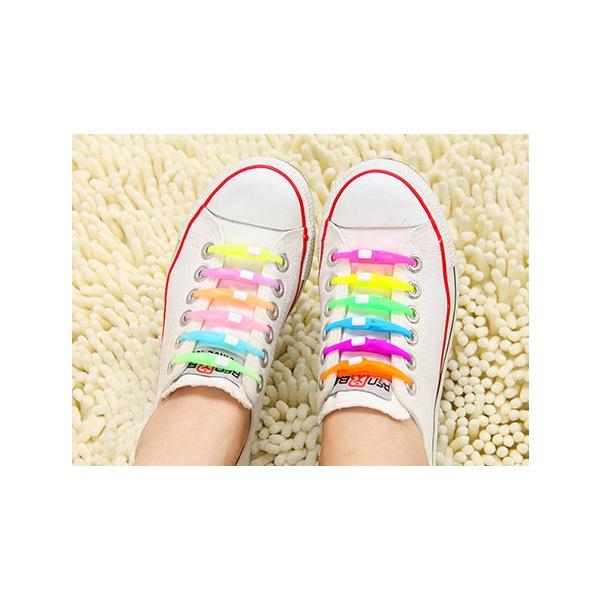パステルカラー 結ばない靴ひも シリコン靴ひも 同色6本セット 伸縮 ワンタッチ 靴紐 シューレース Buyee Buyee 日本の通販商品 オークションの代理入札 代理購入