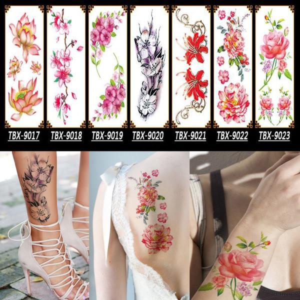 タトゥーシール 7枚セット Bセット 花 薔薇 蝶 フラワー 刺青 入れ墨 防水 ヘナ タトゥー デカール フェイク 隠す ボディアート 転写 シール リアル オマケ付 Tatoo 172 ちゅらネット にふぇーでーびる 通販 Yahoo ショッピング