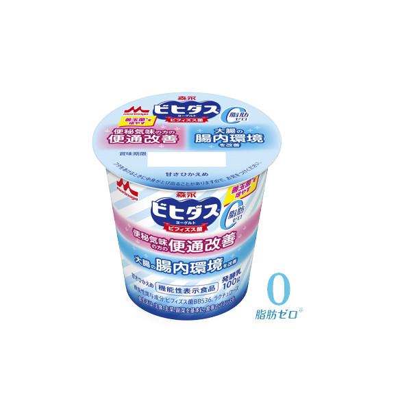 森永乳業  ビヒダス ヨーグルト 便通改善脂肪ゼロ 100g 12個　機能性表示食品
