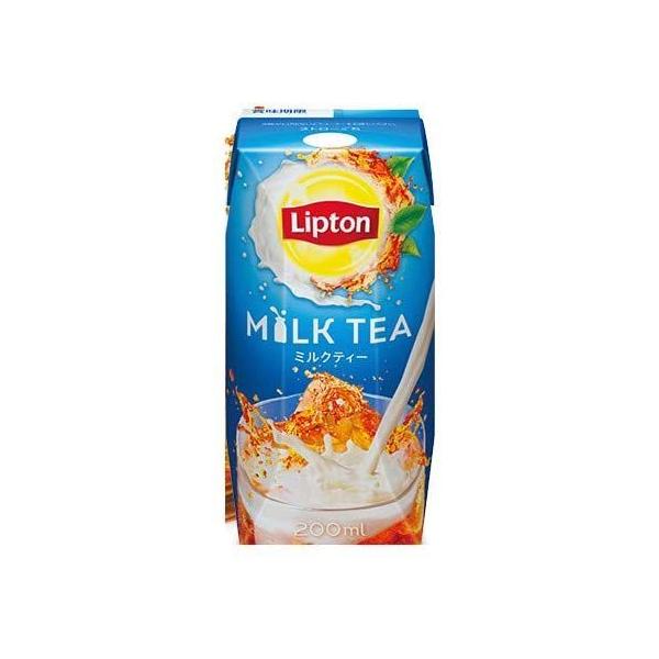 森永乳業 リプトン ミルクティー 200ml 24本×２ケース