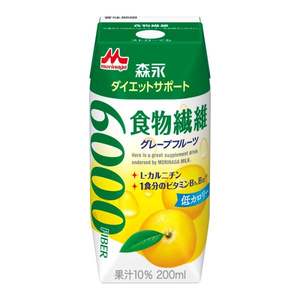 森永乳業 ダイエットサポート食物繊維 200ml 24本 送料無料 飲みきりサイズ プリズマパック