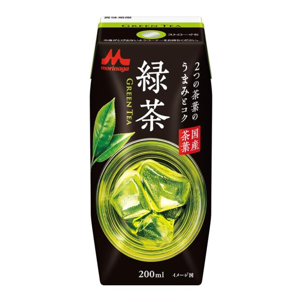 森永 緑茶プリズマ 200ml 24本