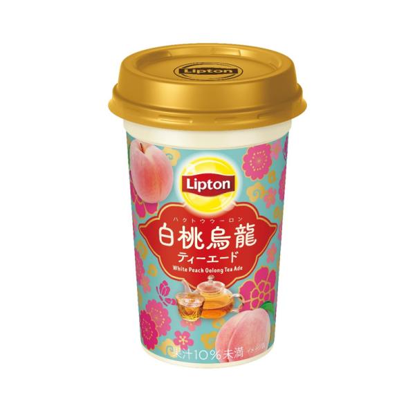 森永乳業 リプトン 白桃烏龍ティーエード 240ml 10本