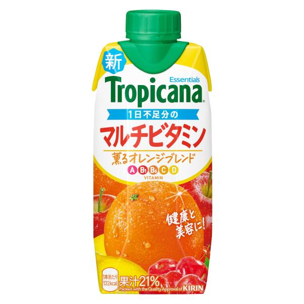 キリン トロピカーナ エッセンシャルズ マルチビタミン 330ml 12本