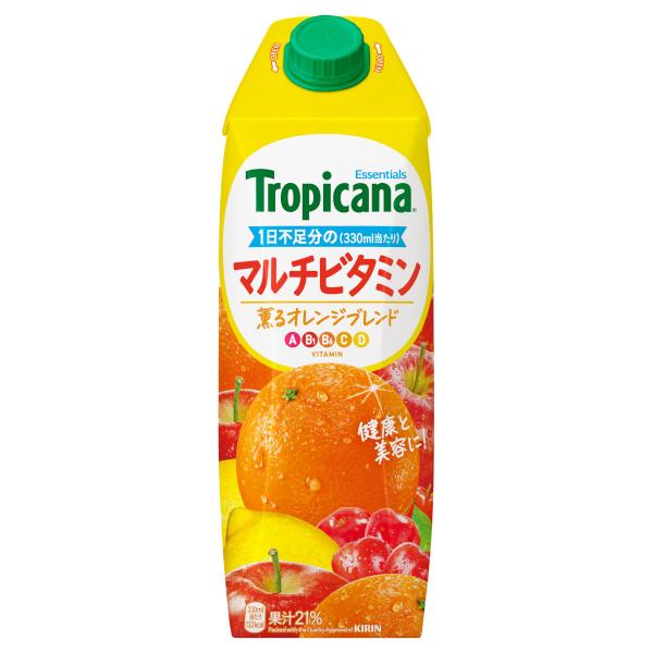 キリン トロピカーナ エッセンシャルズ マルチビタミン 1000ml 6本
