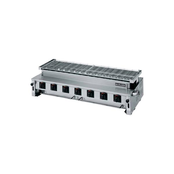 MGK-314B マルゼン ガス下火式焼物器 炭焼き 熱板タイプ 汎用型