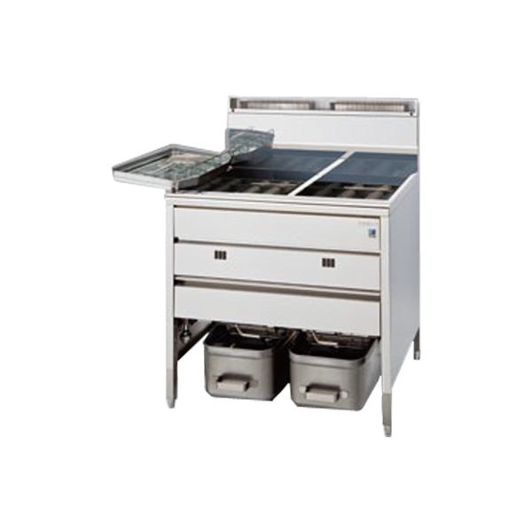 LPガス タニコー 2槽式フライヤー 18㍑×2槽 TGFL-87CW