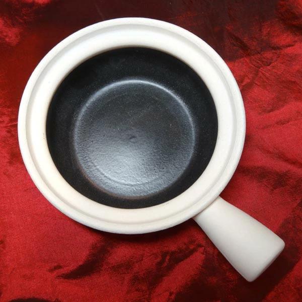 サーコー 片手 鍋 素焼砂鍋 ( 中華 土鍋 業務用 中国料理 深型片手