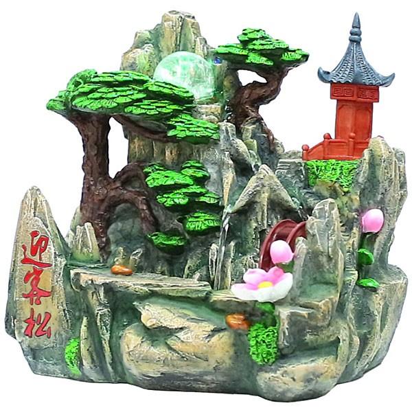 スターライト噴水 迎客松 ミニ噴水 小型 卓上 中華の扉 通販 Yahoo ショッピング