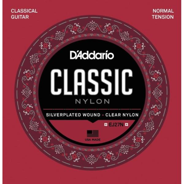 D’Addario EJ27クラシック・ナイロン弦は、初心者〜プロフェッショナルを問わずすべてのプレイヤーにご使用いただける弦です。それぞれのセットは3本のクリアナイロン高音弦と、3本のシルバープレーテッド加工が施された銅のワウンド弦で、長...