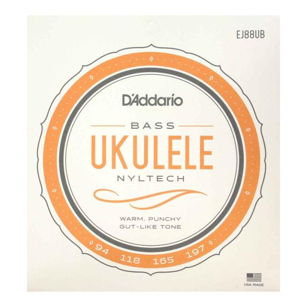 ダダリオ ウクレレベース弦 D'Addario EJ88UB Bass Ukulele UBASS ウクレレ ベース 弦  ウクレレベース弦 ダダリオ D'Addario EJ88UB Bass Ukulele   ウクレレ弦の老舗Aqui...