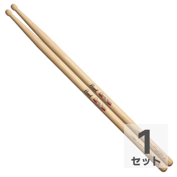 パール スティック 110HLC ヒッコリー ドラムスティック Pearl。パール・ドラムスティック Classic Series110HLC適度なしなりでスティックでは最もポピュラーなヒッコリー材を使用。太さ、長さ全てをノーマル設定とした...