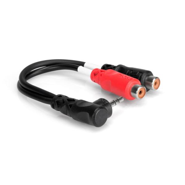 Hosa YRA-167 L型ステレオミニオス-RCAメスx2 YケーブルL型ステレオミニ（3.5mm TRS）とRCAメス×2を採用した変換ケーブルです。ステレオの信号をRCAメスのLRに変換する事が可能です。デジタルオーディオプレイヤー...