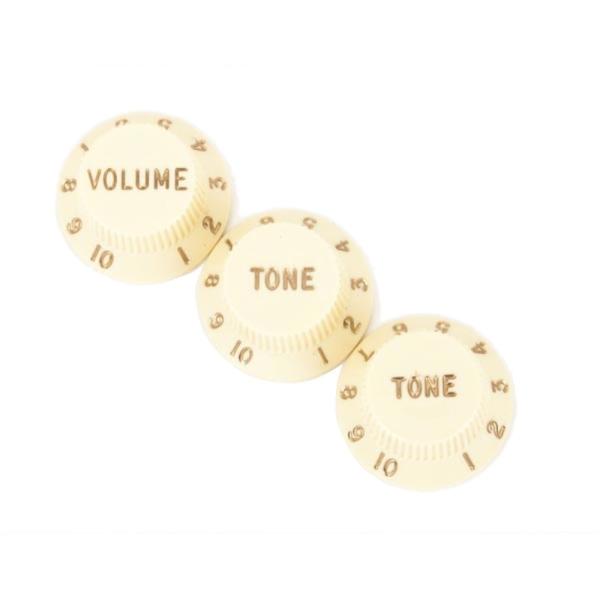 フェンダー ギターパーツ ノブ Stratocaster Knobs エイジドホワイト コントロールノブ Fender。※ギターパーツの取り扱いには、相応の技術と知識が必要になります。自己責任にて、取り扱い可能な方のみ、ご検討下さい。個人的...