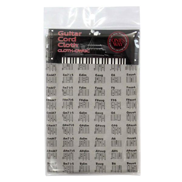 ONE'S WAY GUITAR CODE CLOTH CLOTH-OWGC GRY ギターコード クロスギターコード付きクロスマイクロファイバー繊維を使用したクロスです。ミクロの繊維が空気層を多く含むため、手あか等をキレイに拭き取ることが...