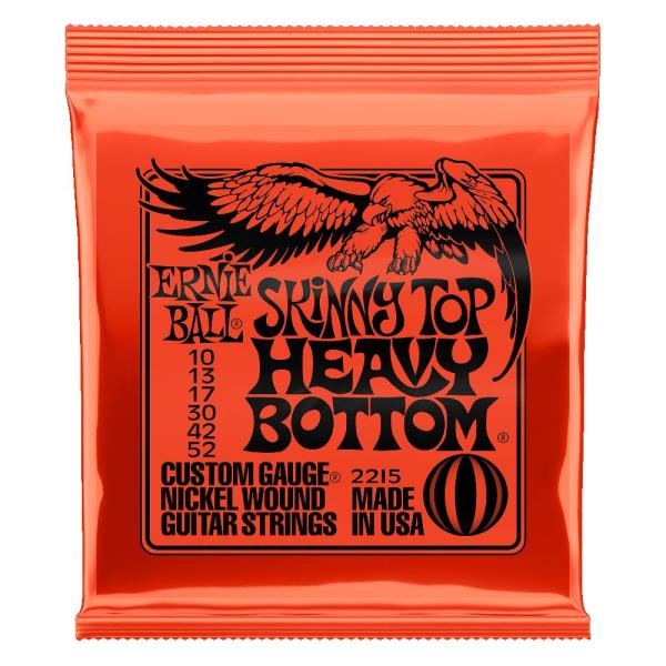 ERNIE BALL(アーニーボール) 2215/Skinny Top Heavey Bottom エレキギター弦世界中のトップ・ギタリストから圧倒的な支持を得ているスタンダード・スリンキー・シリーズは、スズ・メッキしたヘックス・スティール...
