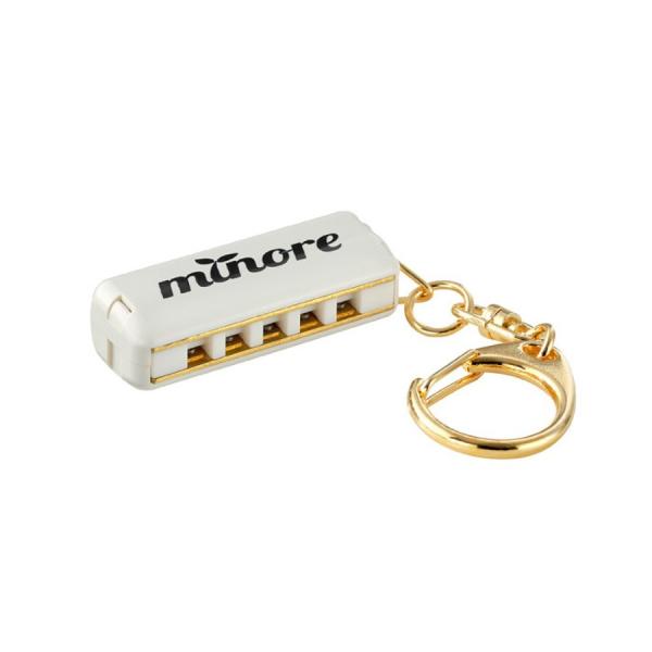 SUZUKI minore ミノーレ MHK-5W 5穴10音 ミニハーモニカ キーホルダー ホワイトminoreはキーホルダー付きの5穴10音ミニハーモニカですが、1オクターブ以上の音域（ド・レ・ミ・ファ・ソ・ラ・シ・ド・レ・ミ）があり、...