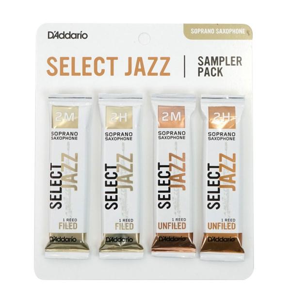 Jazz Select サンプラーパック同一種類での異なる強度が1パックになったトライアルキットです。ファイルド/アンファイルドが2枚ずつ、合計4枚1パックでの販売となります。