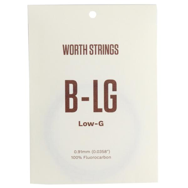 Worth Strings B-LG Low-G 単品 ウクレレ弦 バラ弦※Low-G弦1本のみの販売です。セットではございませんのでご注意ください。釣り糸などで使用される「フロロカーボン」と呼ばれる素材を使った Worth （ワース）弦。...