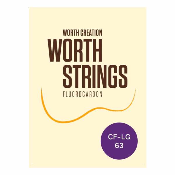 Worth Strings CF-LG Fat Low-G ウクレレ弦釣り糸などで使用される「フロロカーボン」と呼ばれる素材を使った Worth （ワース）弦。特徴は伸びにくく、湿温度の変化に強いという点。「よりヌケの良い音」がお好みの方に...