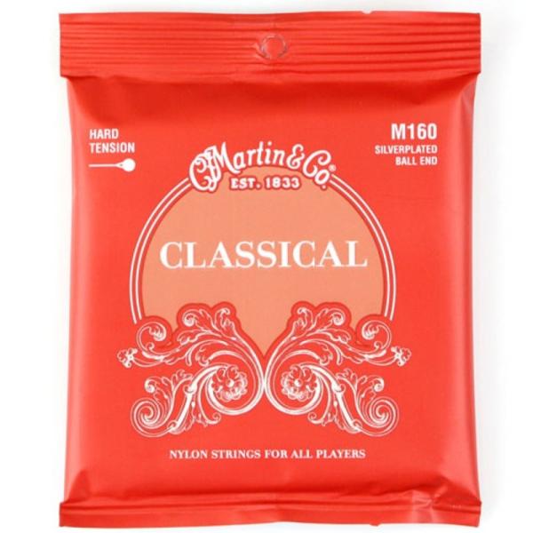 マーチン 弦 クラシックギター弦 ボールエンド MARTIN M160 Classical Silverplated Ball End/High Tension ハイテンション  MARTIN M160 Classical Silverpl...