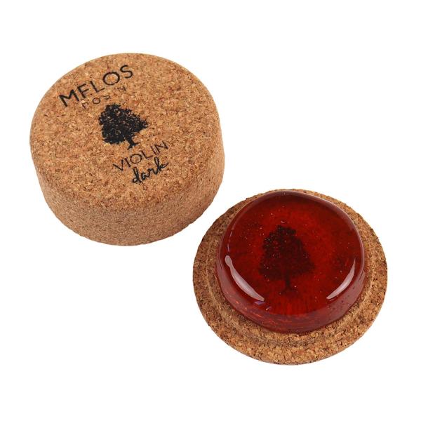 Melos メロス バイオリン用松脂 ロジン ダークダーク：粘度の高さと引っかかりの強さ、張りと迫力のある濃密な音色が特長。生産国：ギリシャ