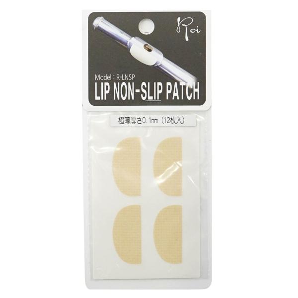 Roi R-LNSP フルート用 リッププレート滑り止めシール 0.1mm 12枚入りフルート・アルトフルート・バスフルート兼用のリッププレート滑り止めシール「Roi LIP NON-SLIP PATCH（ロイ リップ・ノンスリップ・パッチ...