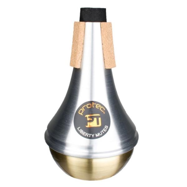 PROTEC ML107 ブラスエンド トランペット用ストレートミュートそのコストパフォーマンスの高さから発売からすぐに人気商品となったPROTECの「LIBERTY MUTE」がついに日本上陸。材質：アルミ製/ブラスエンド（ML100より...
