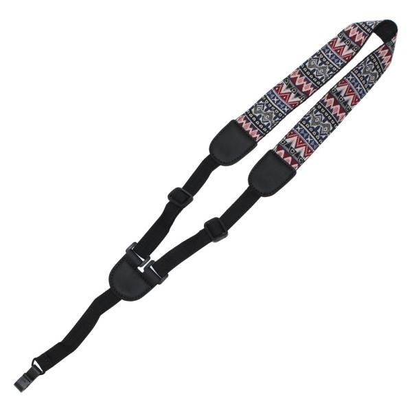 ROCK YOU S-1336-2 マルチカラー ウクレレストラップネイティブ風のファブリックを使用したシンプルなウクレレ用のストラップです。カラー：マルチカラー