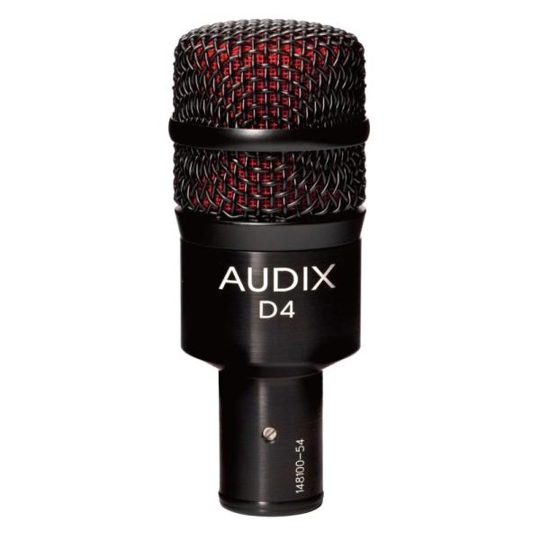 オーディックス マイク AUDIX D4 楽器用ダイナミックマイク ドラム 打楽器 管楽器 マイクロフォン