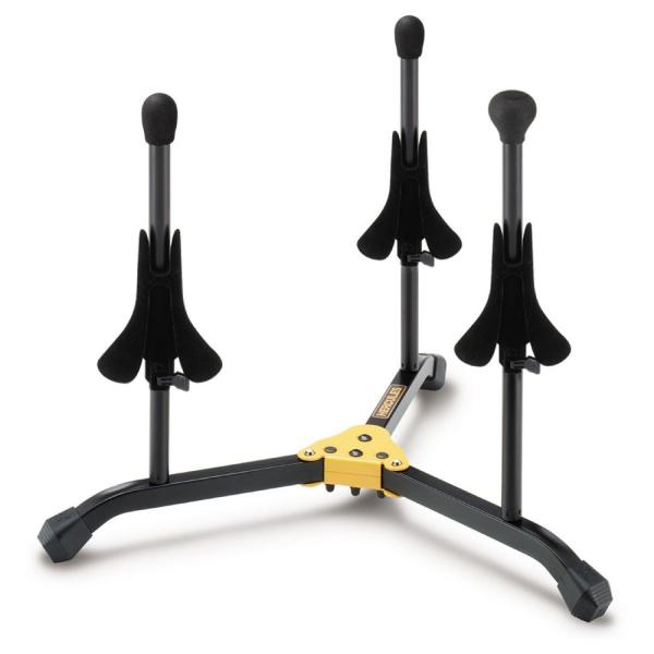 HERCULES ハーキュレス DS513BB トランペットスタンド コルネットスタンド フリューゲルホーンスタンドトランペット/コルネット用ペグを2つ、フリューゲルホーン用ペグを1つマウントしたスタンドです。ペグ（受け皿部分）部分はレバー...